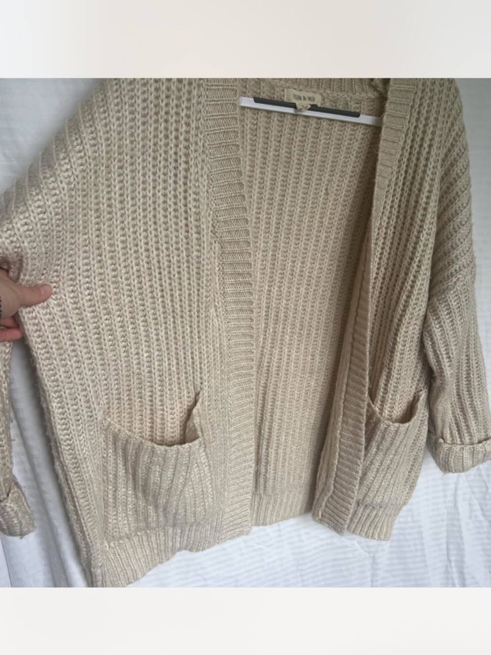 Cream Cardigan - Picture 3 of 5